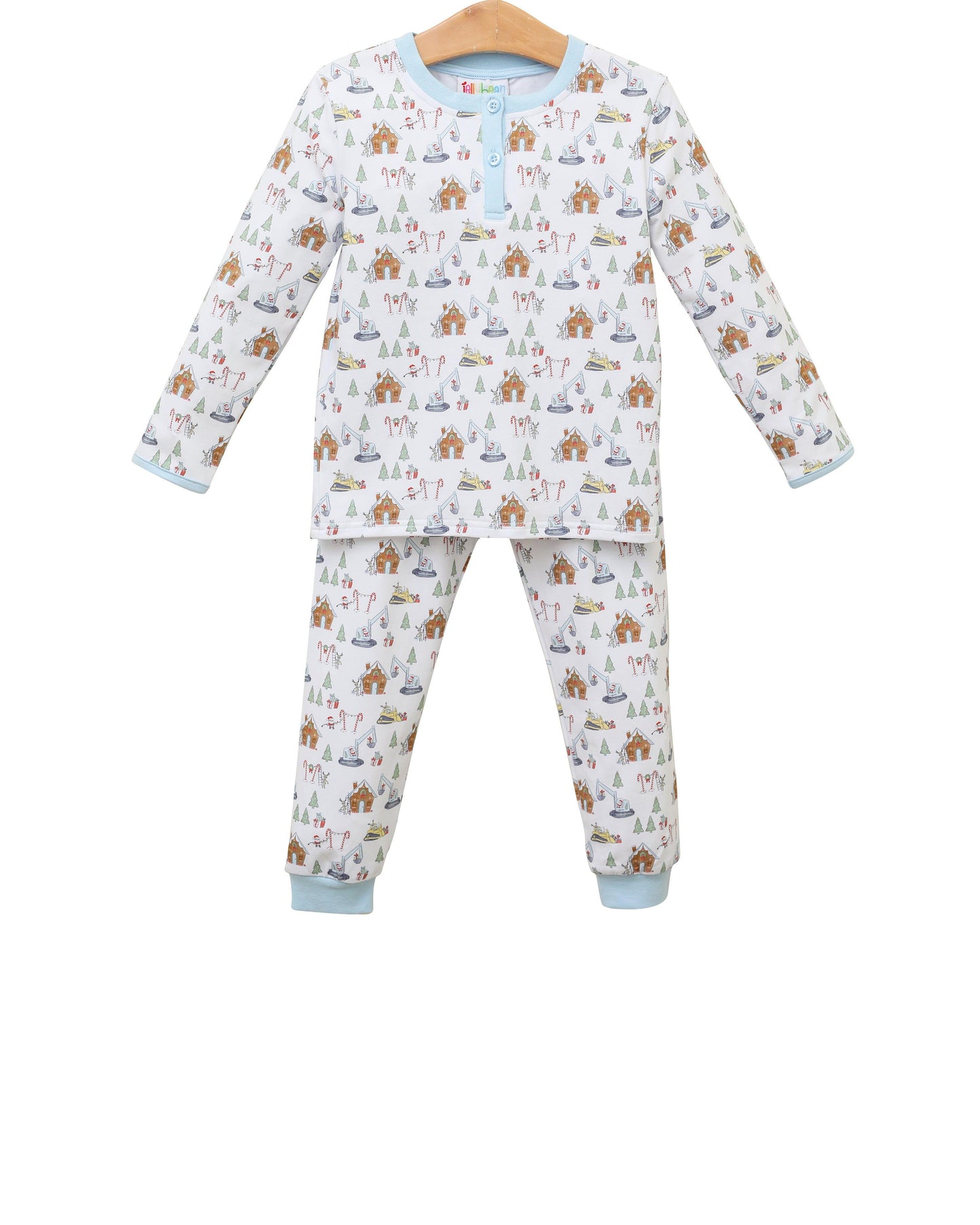 Constructing Christmas Nicholas Long Sleeve Set