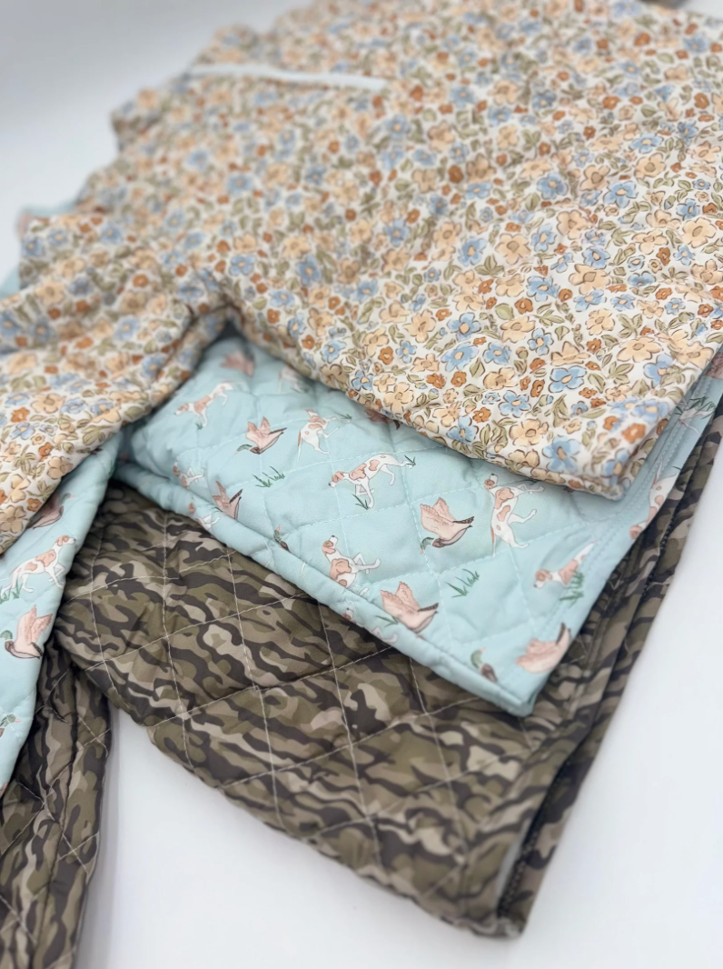 PREORDER: QUILTED QUARTER ZIPS
