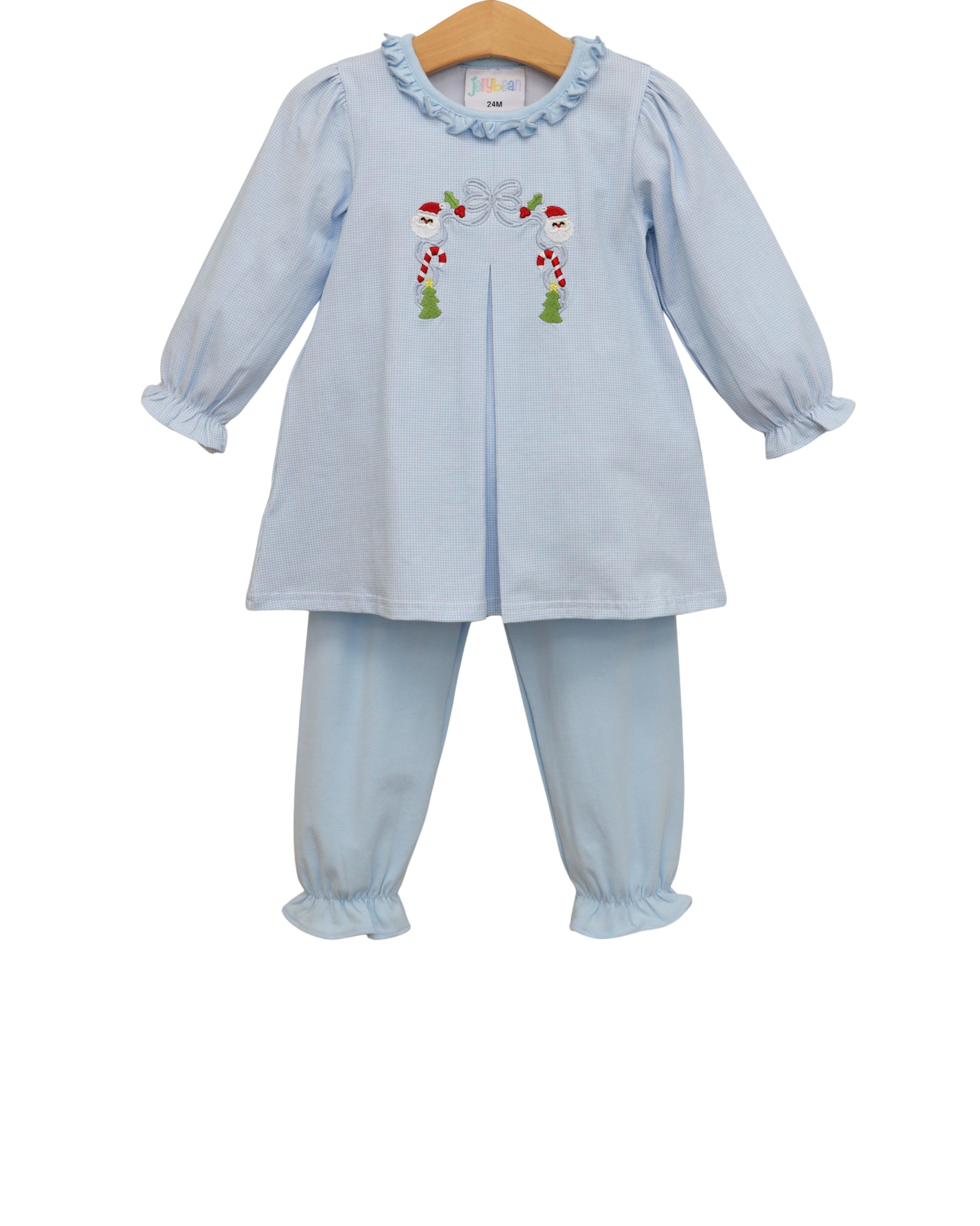 A Classic Christmas Pleat Bloomer Pants Set