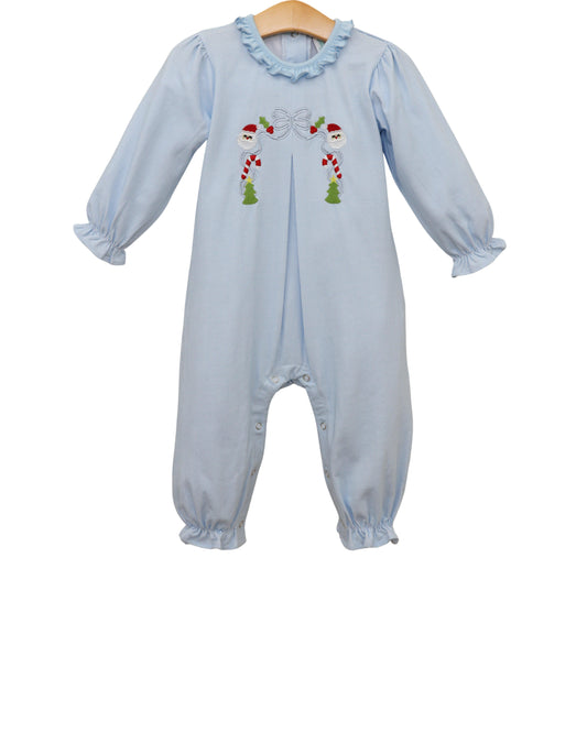 A Classic Christmas Pleat Romper