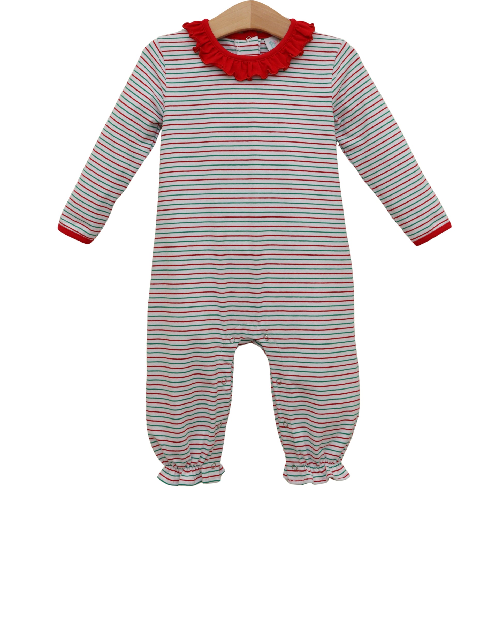 Christmas Candy Stripe Emily Romper