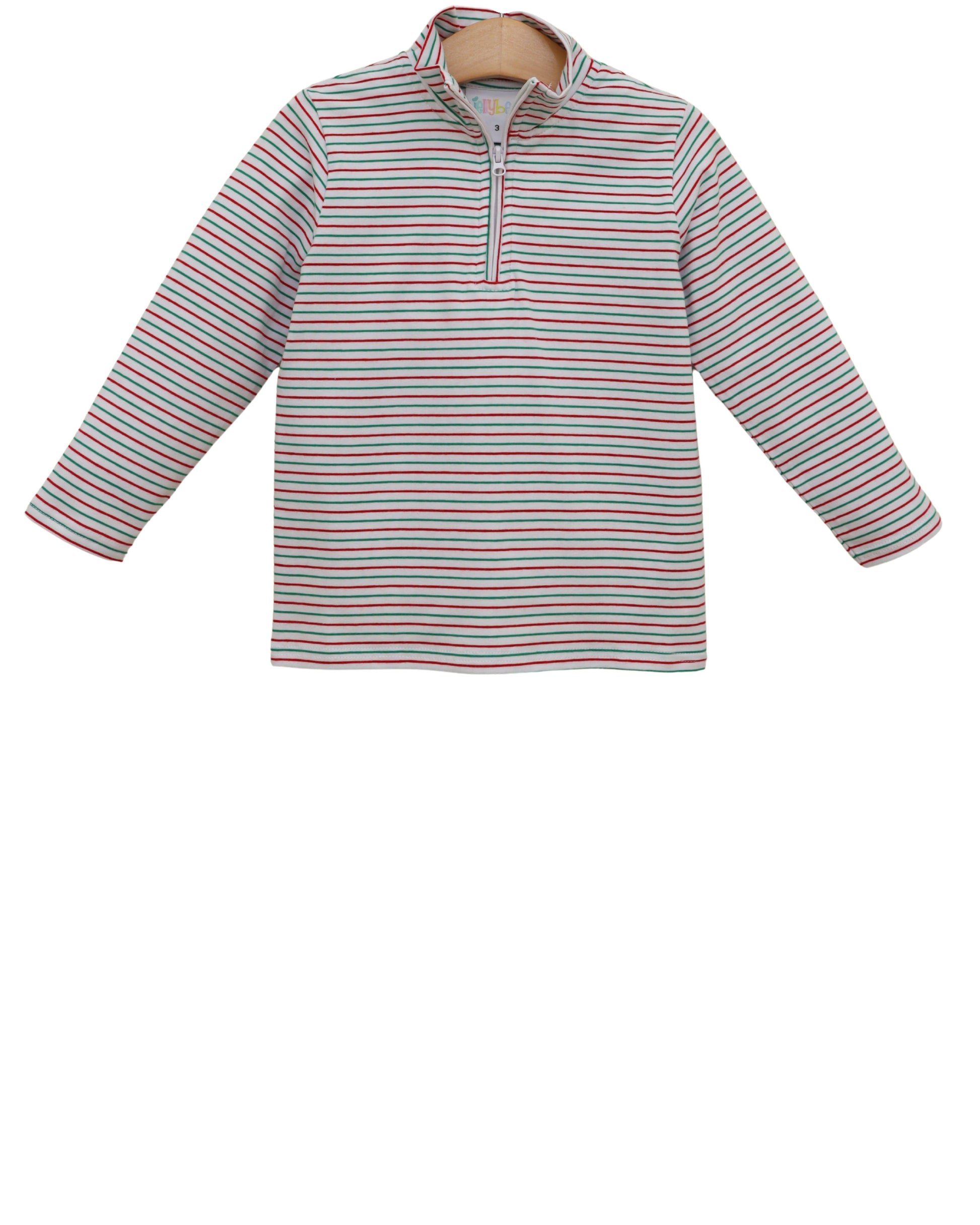 Christmas Candy Stripe Evan Pullover