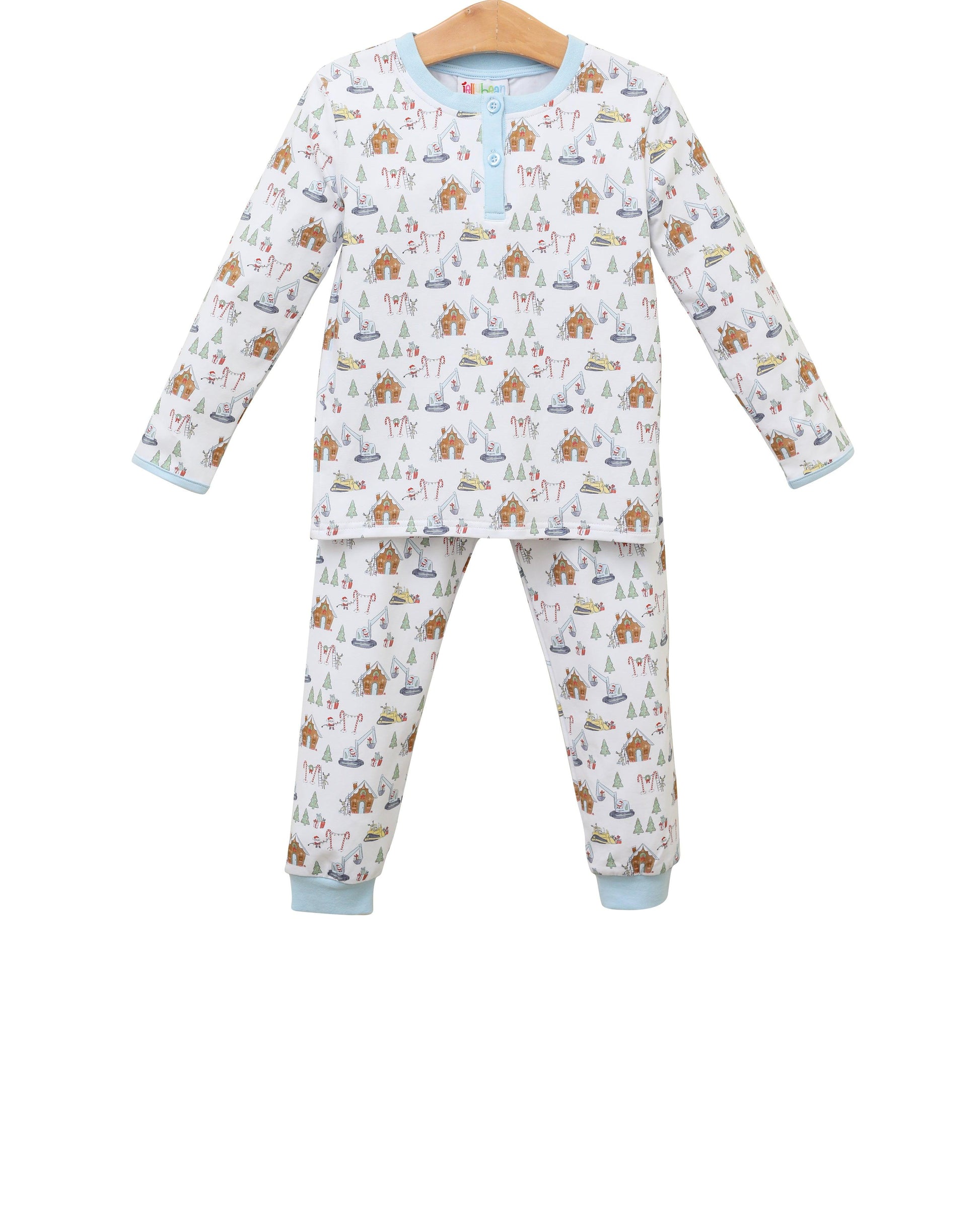 Constructing Christmas Nicholas Long Sleeve Set
