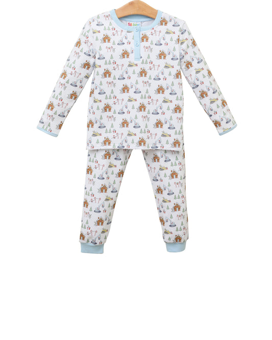 Constructing Christmas Nicholas Long Sleeve Set