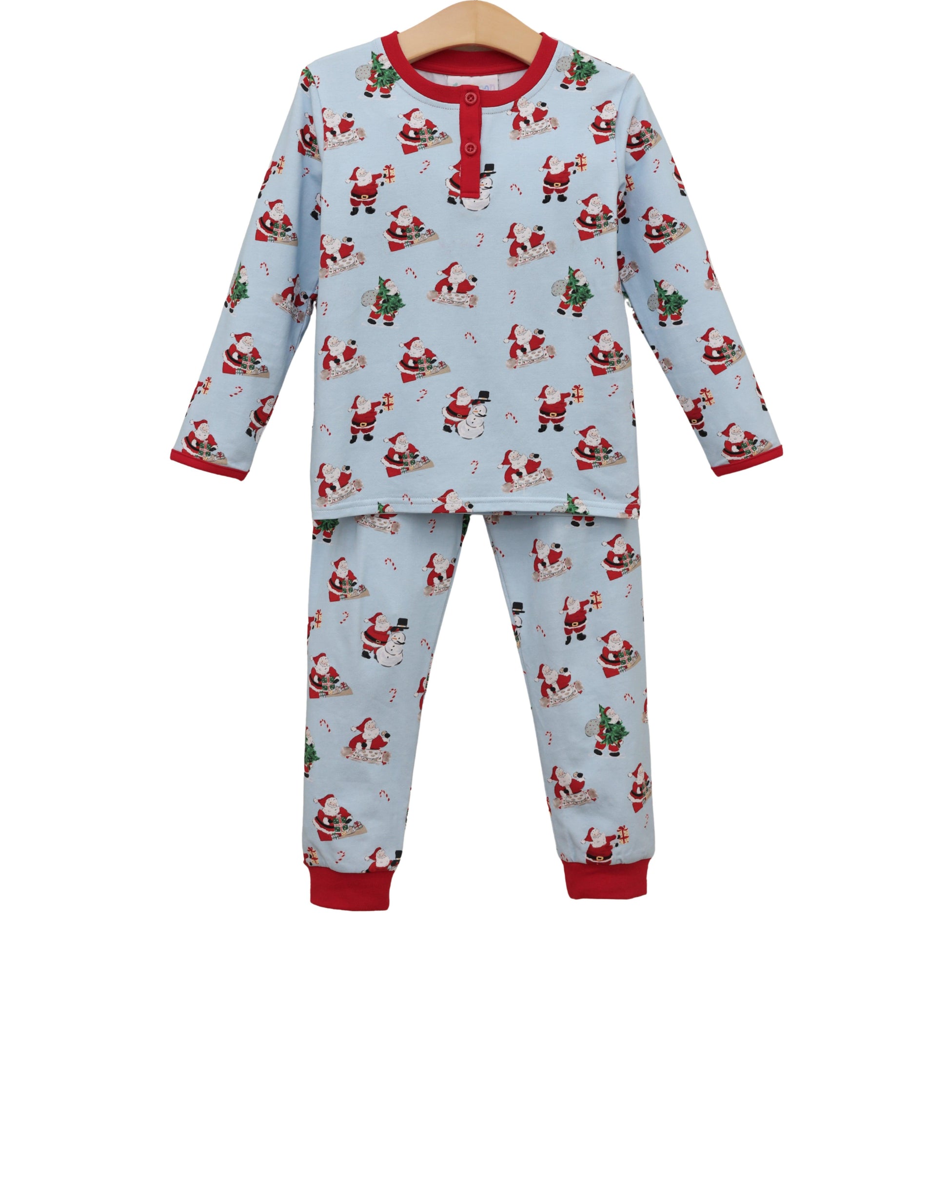 Here Comes Santa Claus Nicholas Long Sleeve Set