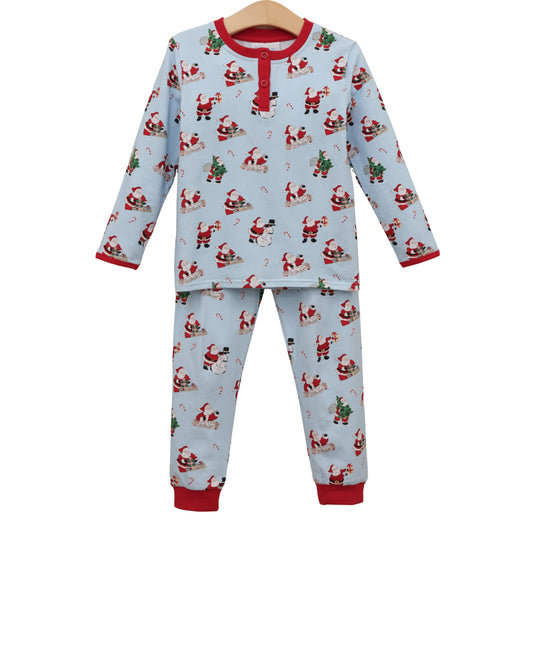 Here Comes Santa Claus Nicholas Long Sleeve Set