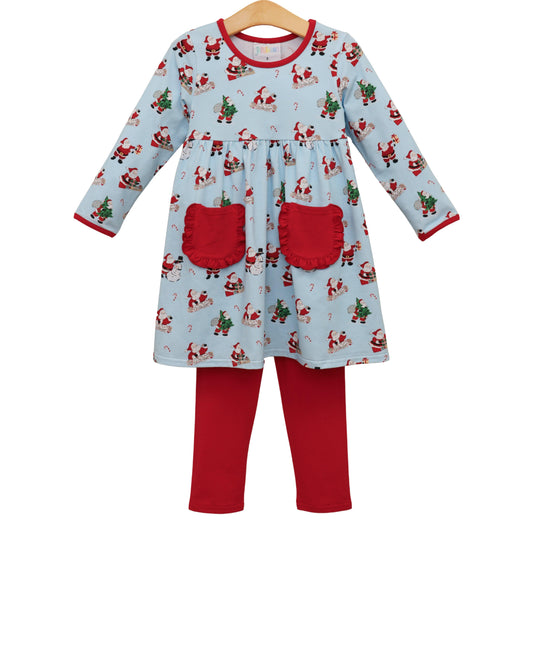 Here Comes Santa Claus Reese Pants Set