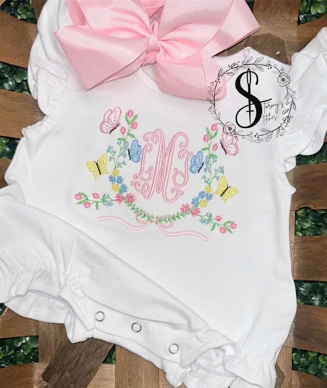 Personalized Butterfly Garden Bubble