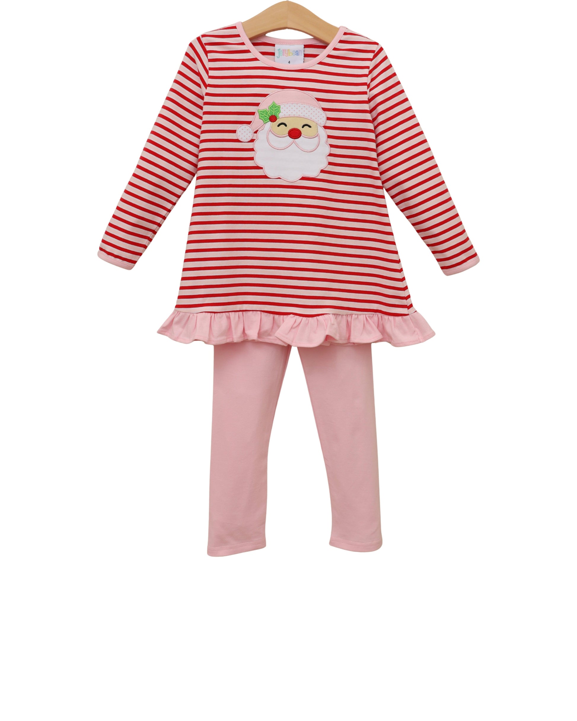Jolly St. Nick Ruffle Pants Set
