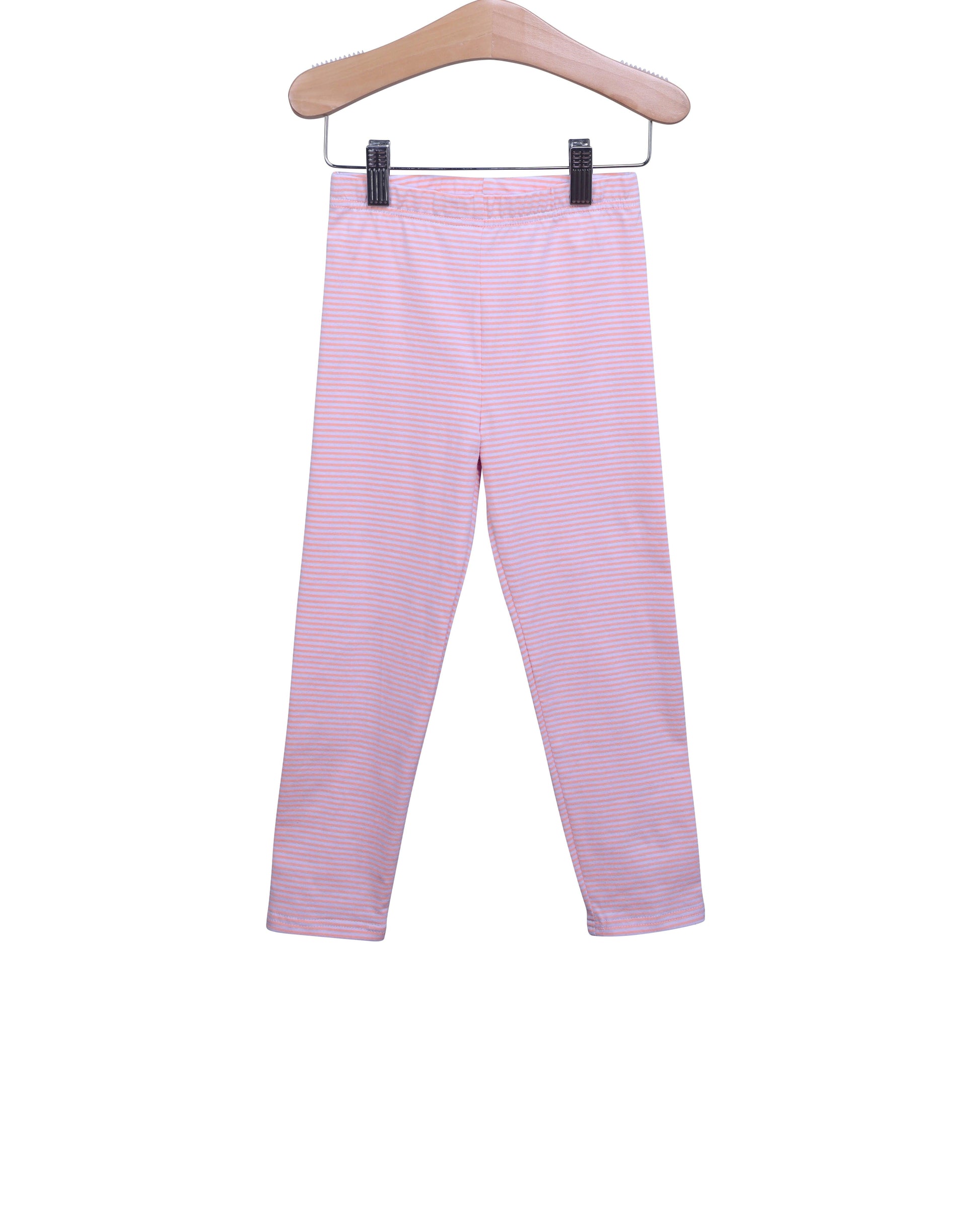 Leggings- Light Pink Stripe