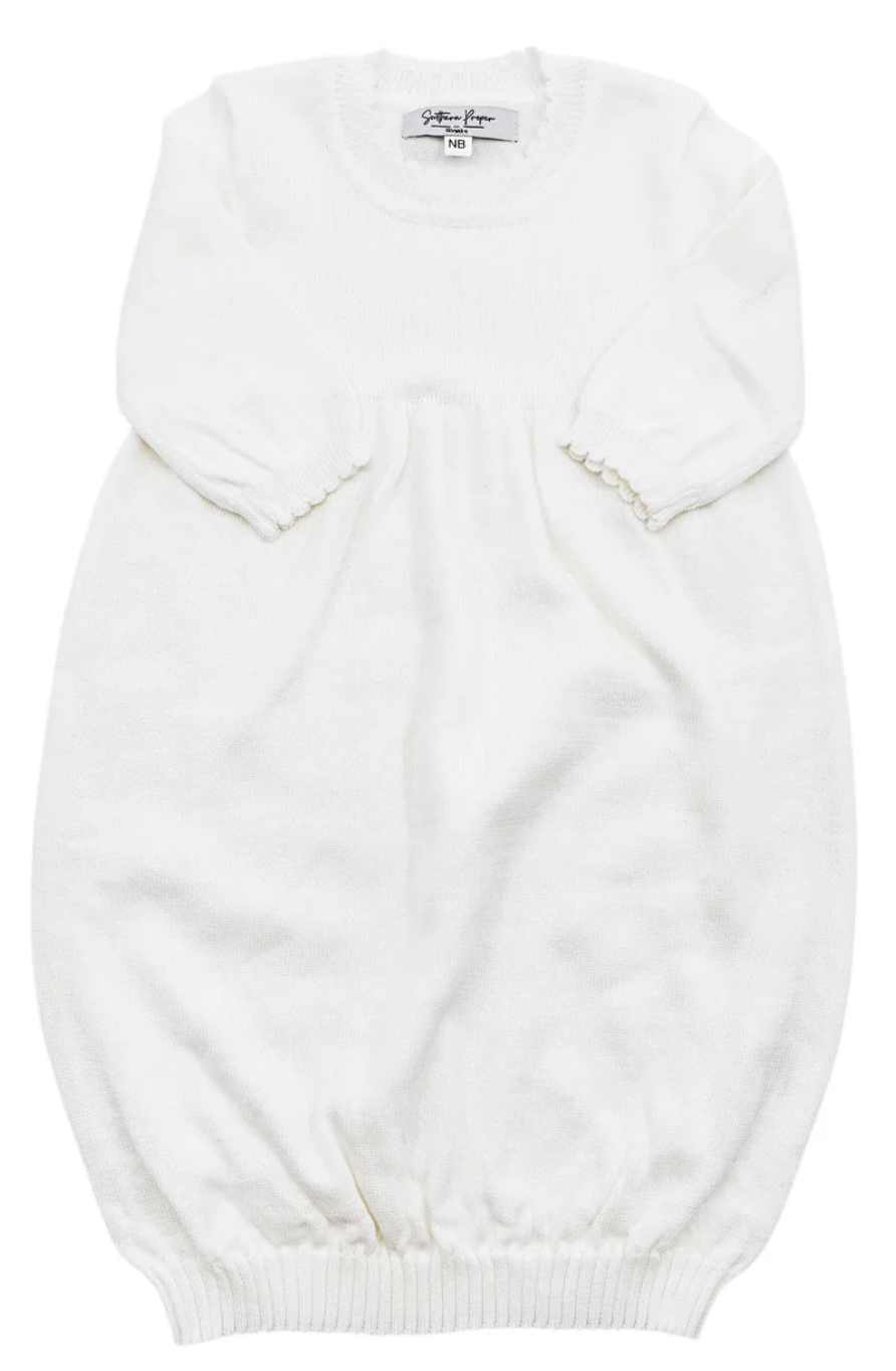 Knit Gown - Cream