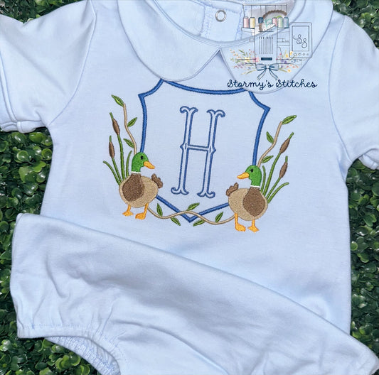 Personalized Mallard Crest Bubble