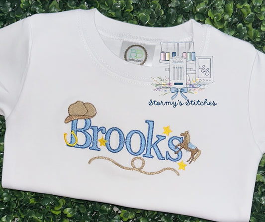 Personalized Western Name Shirt